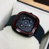 Gogoey Square Dial Silicon Strap Watch (BLACK COLOUR)
